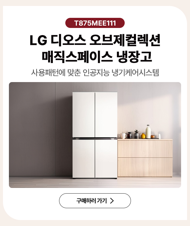 LG전자 디오스 오브제컬렉션 냉장고