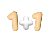 1+1
